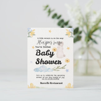 Sweet Beginnings Baby Shower Collection Invitation Postcard
