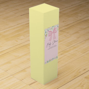 Sweet Beginnings Baby Shower Collection Wine Box