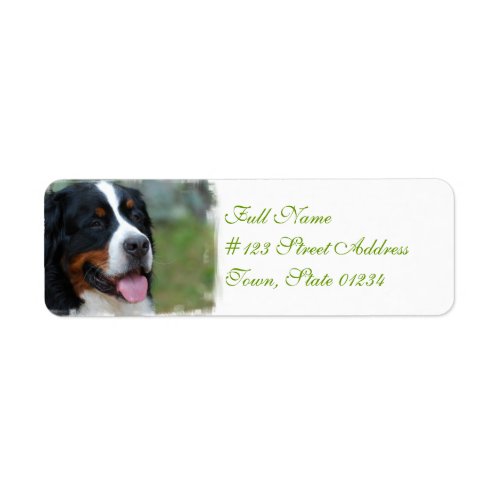 Sweet Bernese Mailing Labels
