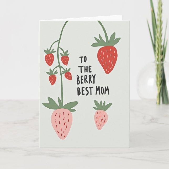 Sweet Berries Mothers Day Card (Front)