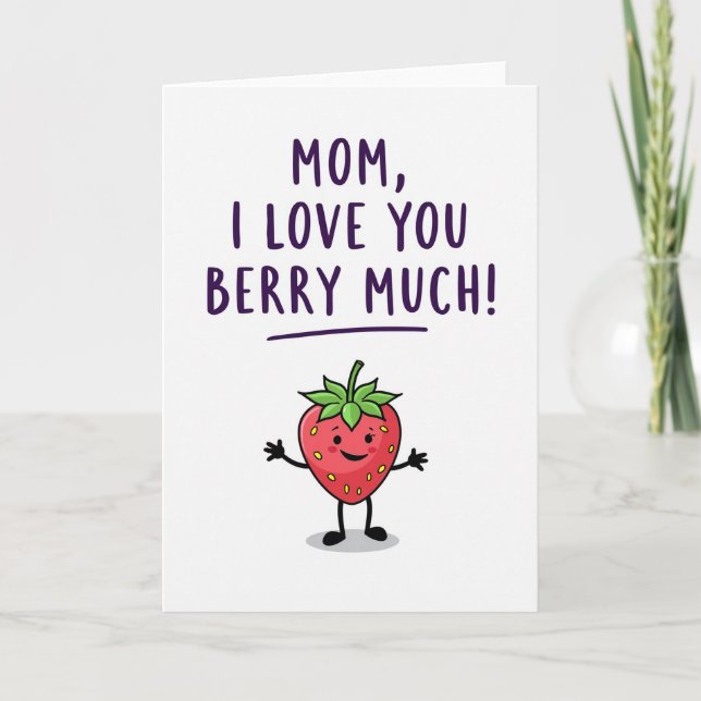 Sweet Berry Momma Love Card (Front)