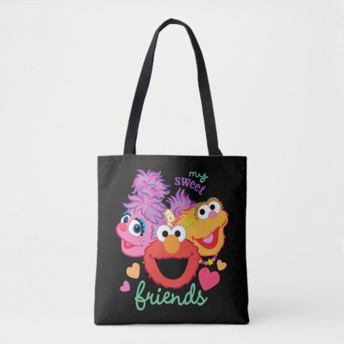 Sweet Best Friends Characters Tote Bag