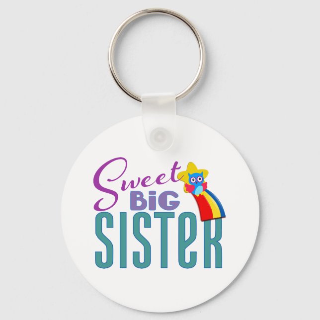 Sweet Big Sister Keychain (Front)