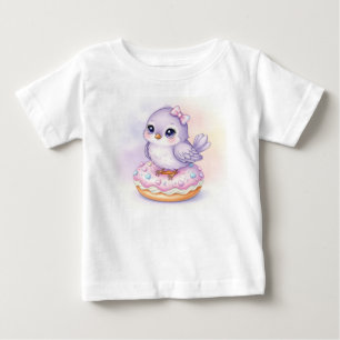 Sweet Birds. Blueberry Donut by Natasha Us Baby T-Shirt