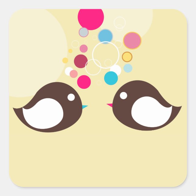 Sweet Birds Sticker (Front)