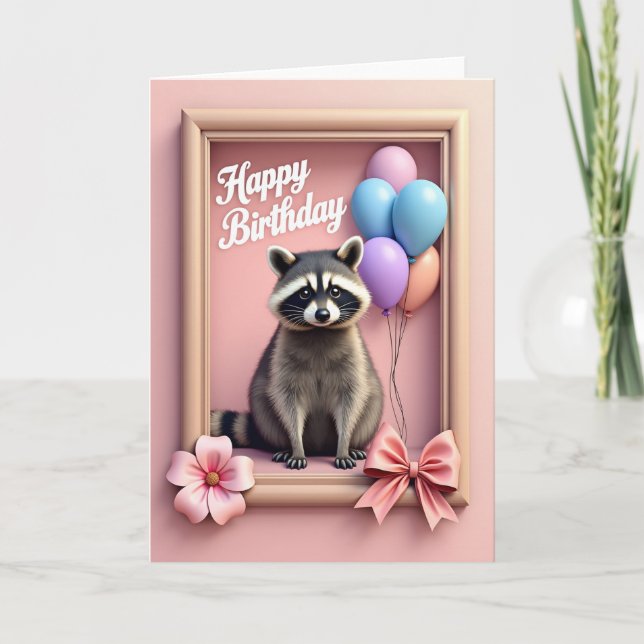 Sweet Birthday Animal Card (Front)