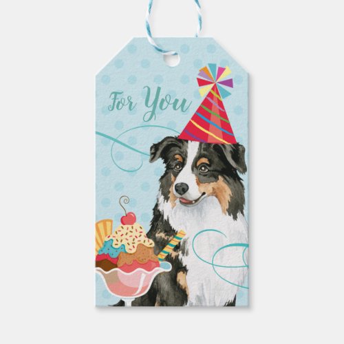 Sweet Birthday Aussie Gift Tags