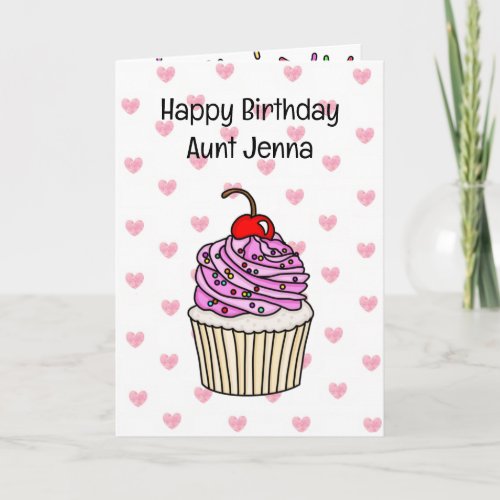 Sweet Birthday Card for Her | Birthday CupCake 