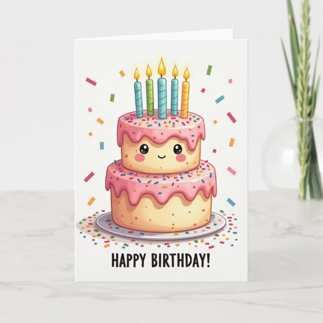 Sweet Birthday Confection Card (Front)