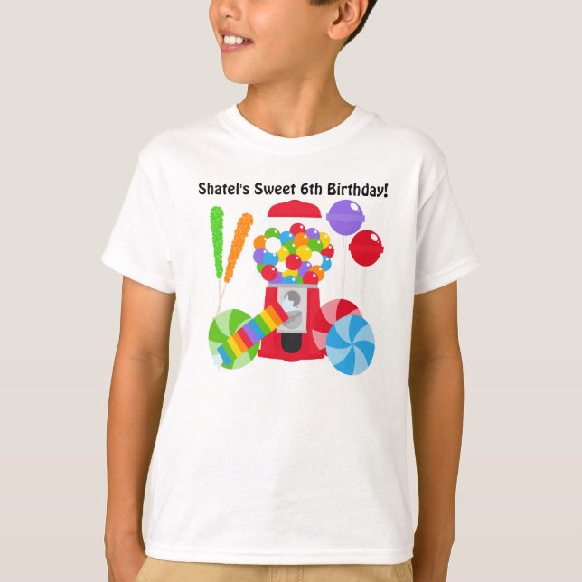 Sweet Birthday Custom T-shirt (Front)