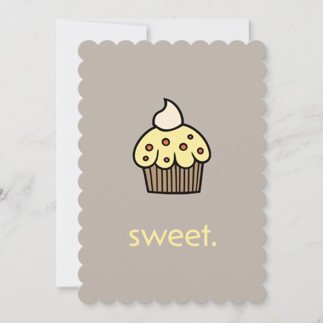 Sweet Birthday Flat Card Customize (Front)