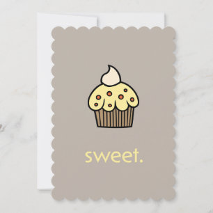 Sweet Birthday Flat Card Customize
