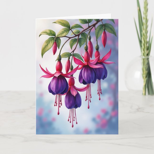 Sweet Birthday Flower Card (Front)