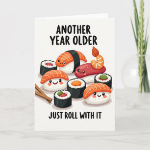 Sweet Birthday Food Characters Card