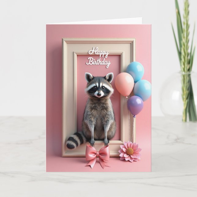 Sweet Birthday Furry Card (Front)