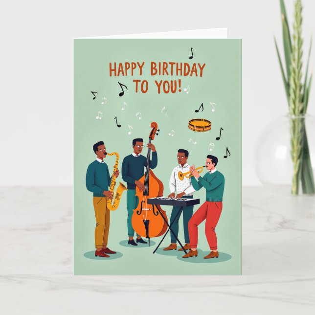 Sweet Birthday Music Card (Front)
