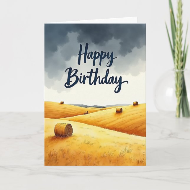 Sweet Birthday Sky Card (Front)