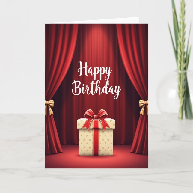 Sweet Birthday Stage Card (Front)