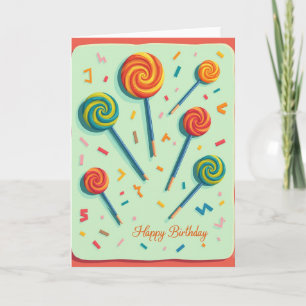 Sweet Birthday Swirls Card
