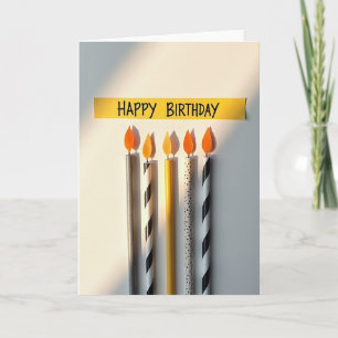 Sweet Birthday Tapers Card