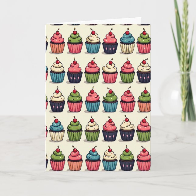Sweet Birthday Treat Pattern Card (Front)