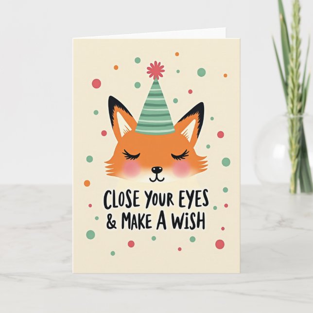 Sweet Birthday Wish Card (Front)