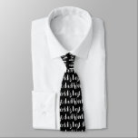 Sweet Black and White World's Best Dad Typography Neck Tie<br><div class="desc">Sweet Black and White World's Best Dad Typography Tie.</div>