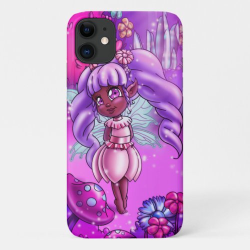 Sweet Black Fairy iPhone 11 Case