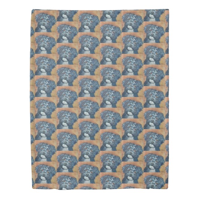 SWEET BLACK HAVANESE DUVET COVER (Front)