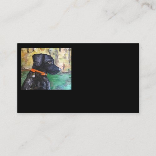 Sweet Black Lab Business Cards