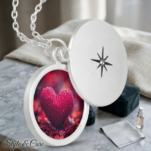 Sweet Bloody Heart Love Locket Necklace