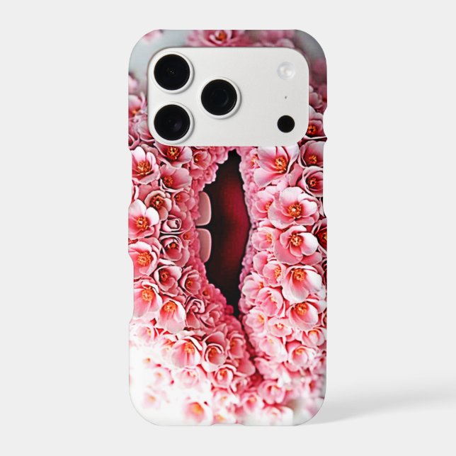 Sweet Bloom Lips Art Iphone Case (Back)