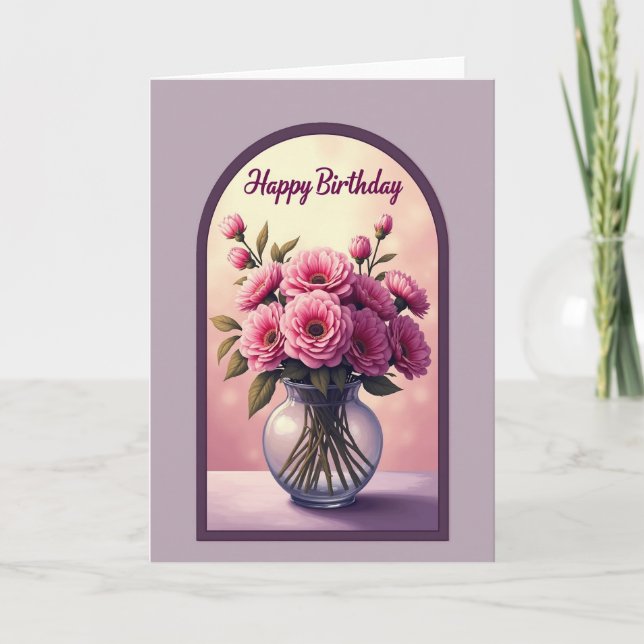 Sweet Blossoms Birthday Card (Front)