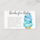 Sweet Blue Ice Cream Baby Shower Book Request