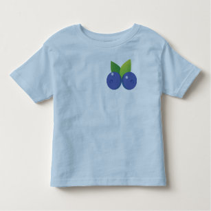 Sweet blueberry design toddler t-shirt