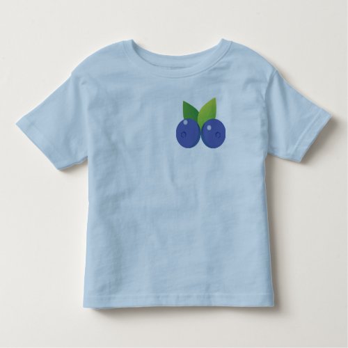 Sweet blueberry design toddler t_shirt