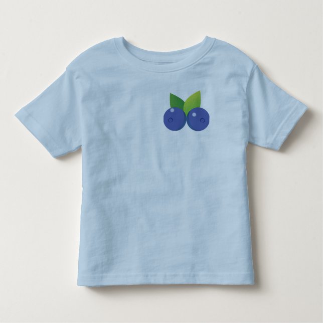 Sweet blueberry design toddler t-shirt (Front)