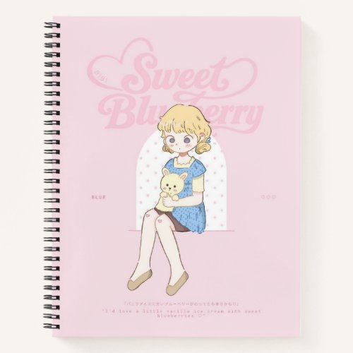 Sweet Blueberry Dreams ✩°。 ⋆。°✩ Notebook
