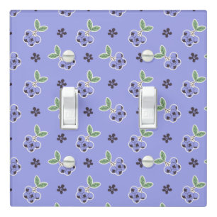 Sweet Blueberry Pattern Light Switch Cover