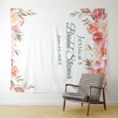 Sweet Blush Bridal Shower Photo Booth Backdrop (In Situ (Horizontal))