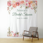 Sweet Blush Bridal Shower Photo Booth Backdrop (In Situ)