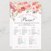 Sweet Blush Floral Double-Sided Bridal Shower Game (Front/Back)