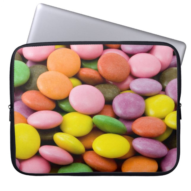 Sweet Bonbons laptop sleeve (Front)
