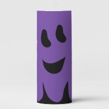 Sweet Boo Purple Candle 3x8