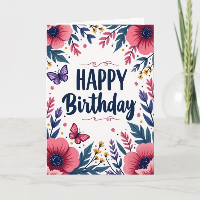 Sweet Botanical Art Card (Front)