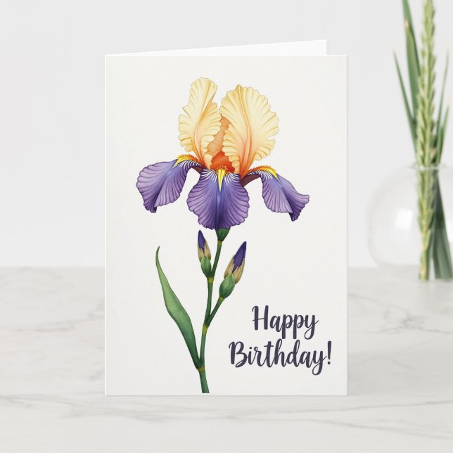 Sweet Botanical Bloom Card (Front)