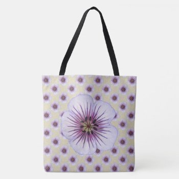 Sweet Botanical Floral Blue On Any Color Tote Bag by KreaturFlora at Zazzle