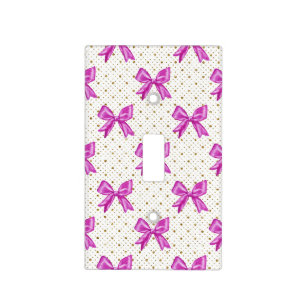 Sweet bow light switch plate