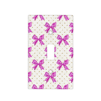 Sweet bow light switch plate