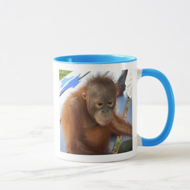Sweet Boy Orangutan Mug (Right)